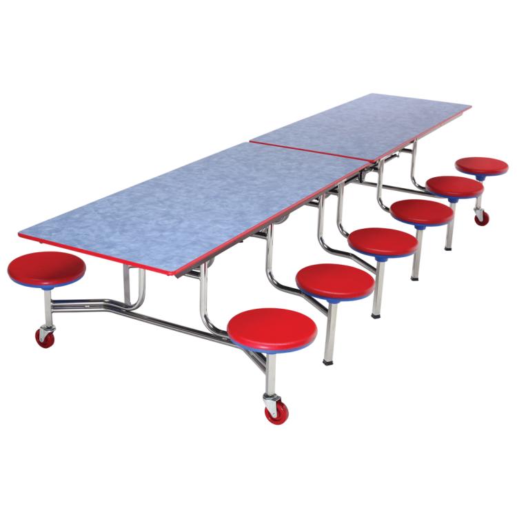 Mobile Stool Table